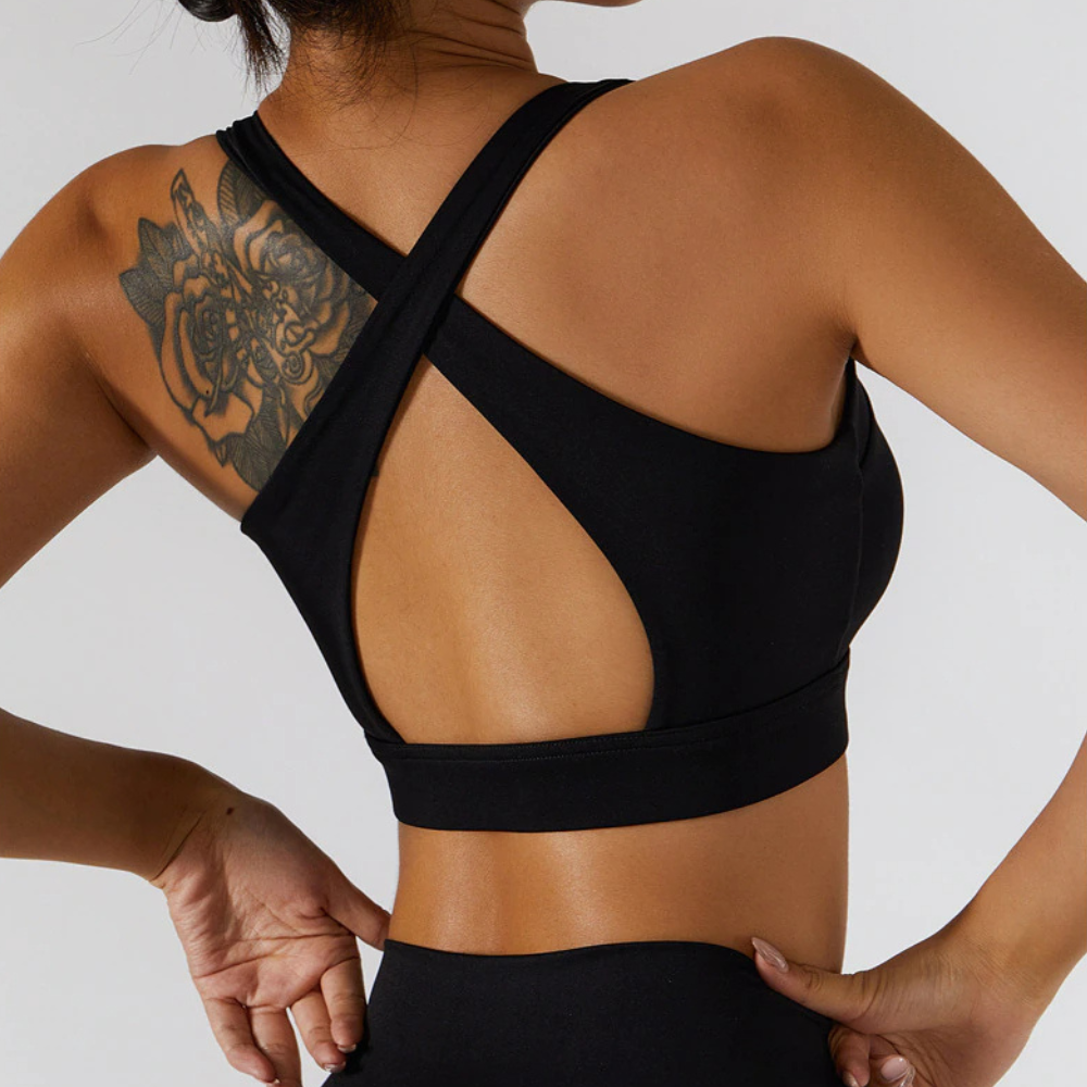 Believe Zip Front Sports Bra