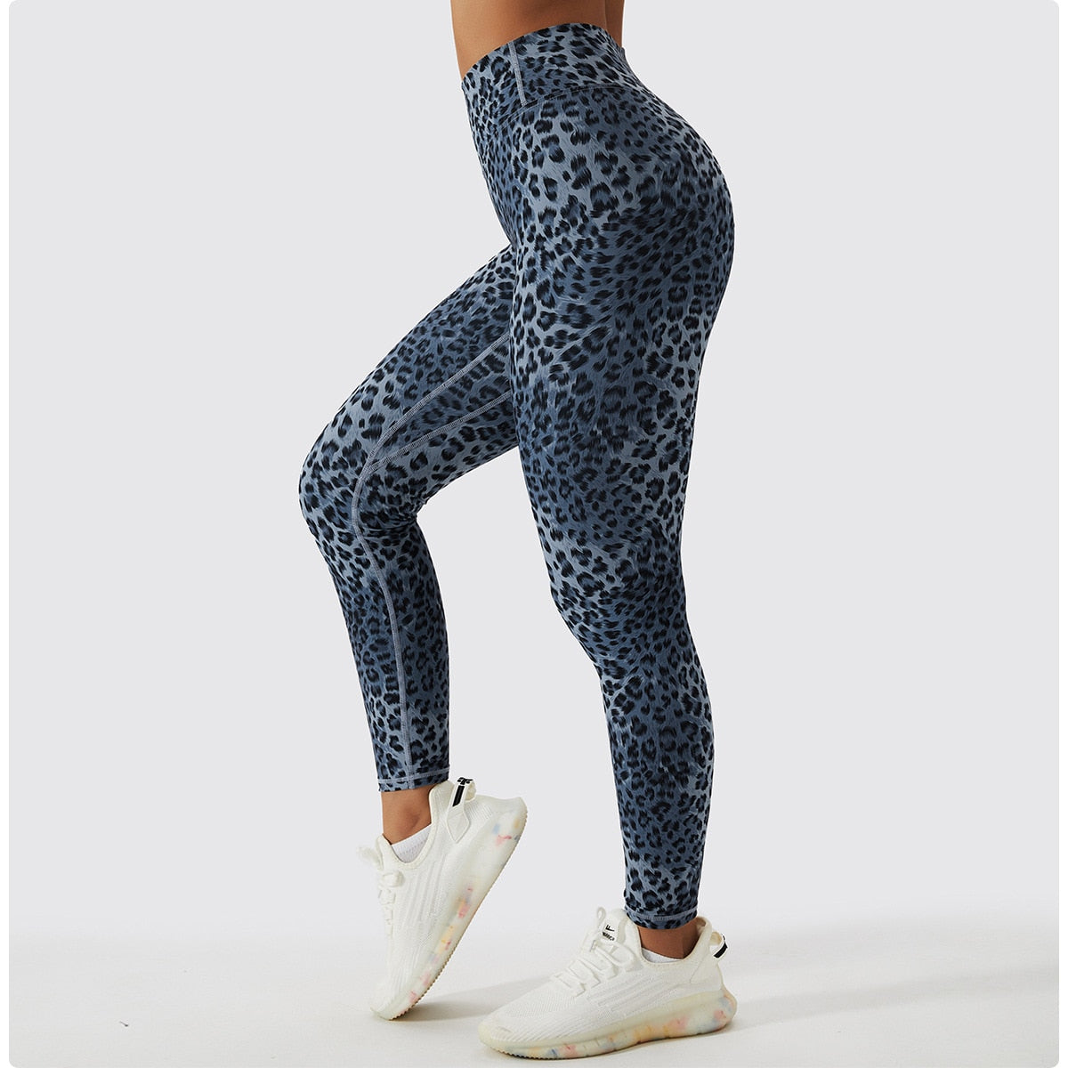 Agility High Waist Scrunch Butt Leopard Leggings