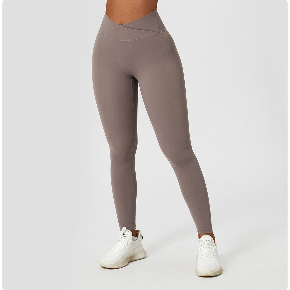 Elevate High Waist Crossover Leggings