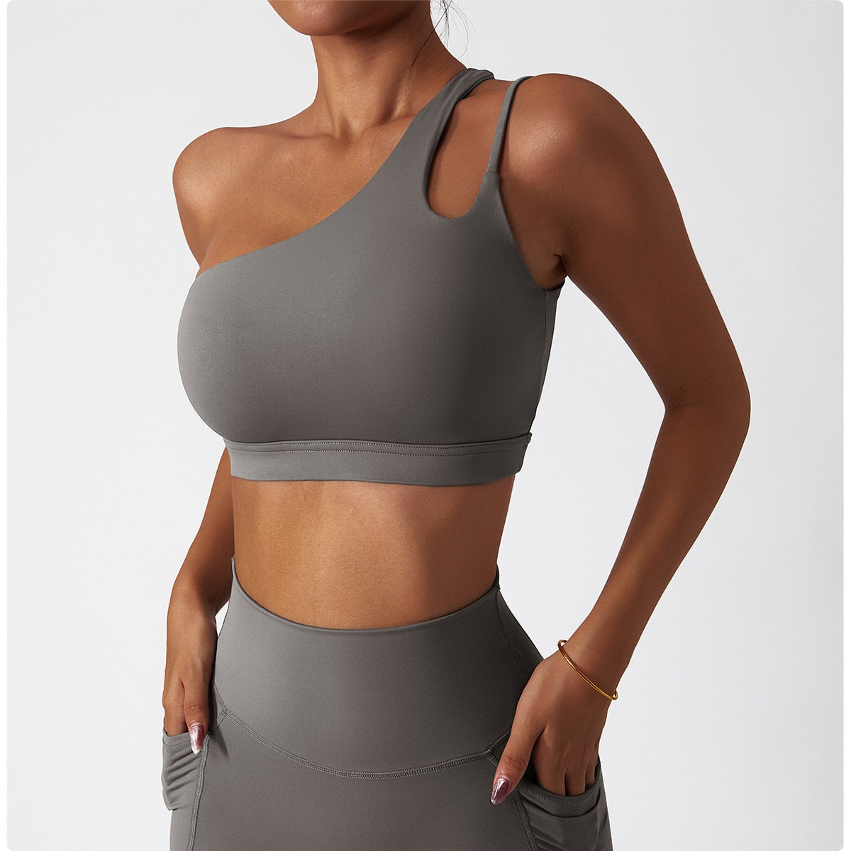 Intuitive One Shoulder Sports Bra