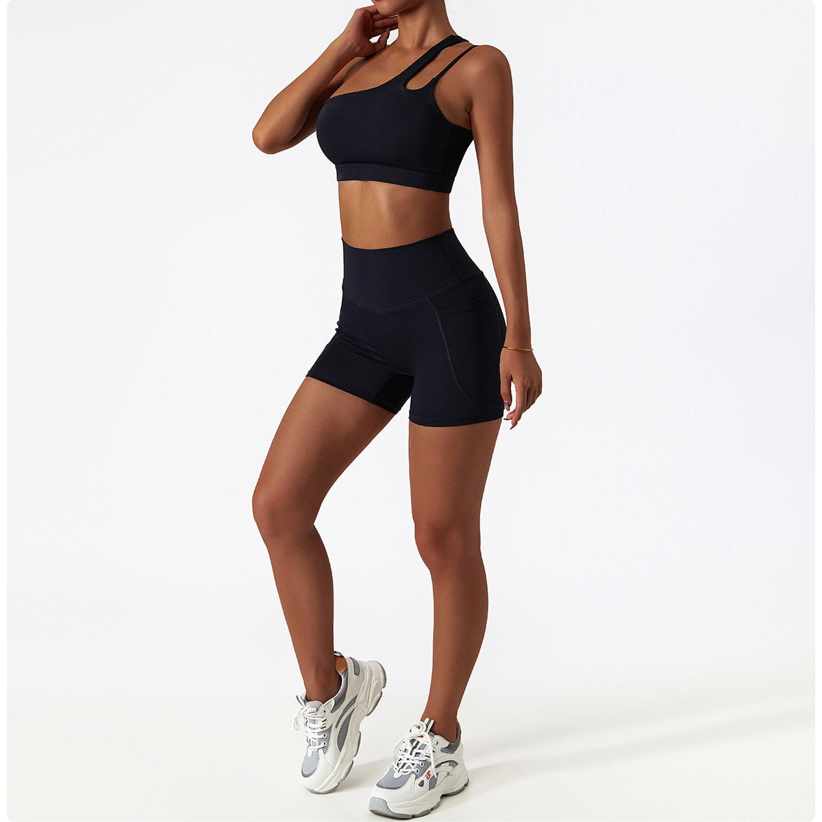 Intuitive Seamless High Waist Pocket Biker Shorts