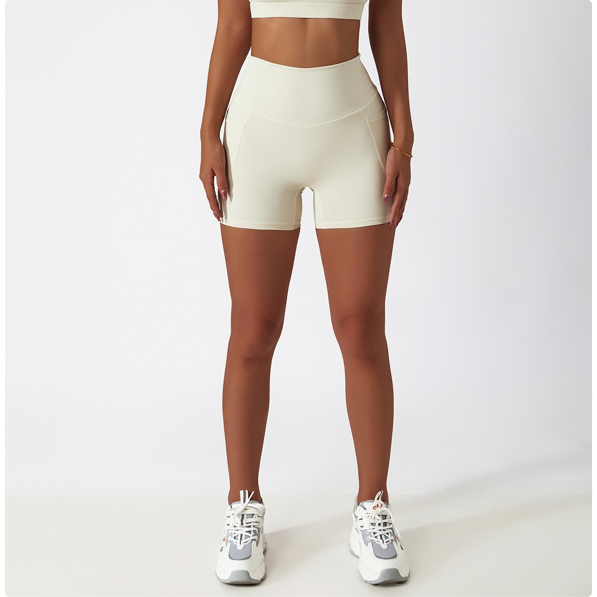 Intuitive Seamless High Waist Pocket Biker Shorts