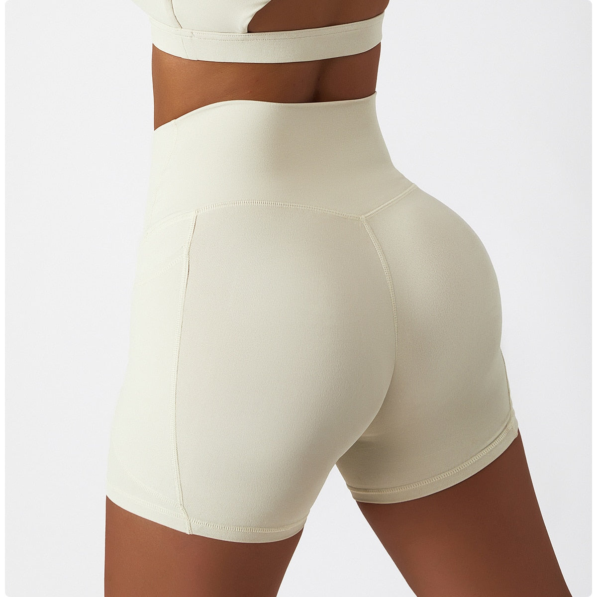Intuitive Seamless High Waist Pocket Biker Shorts