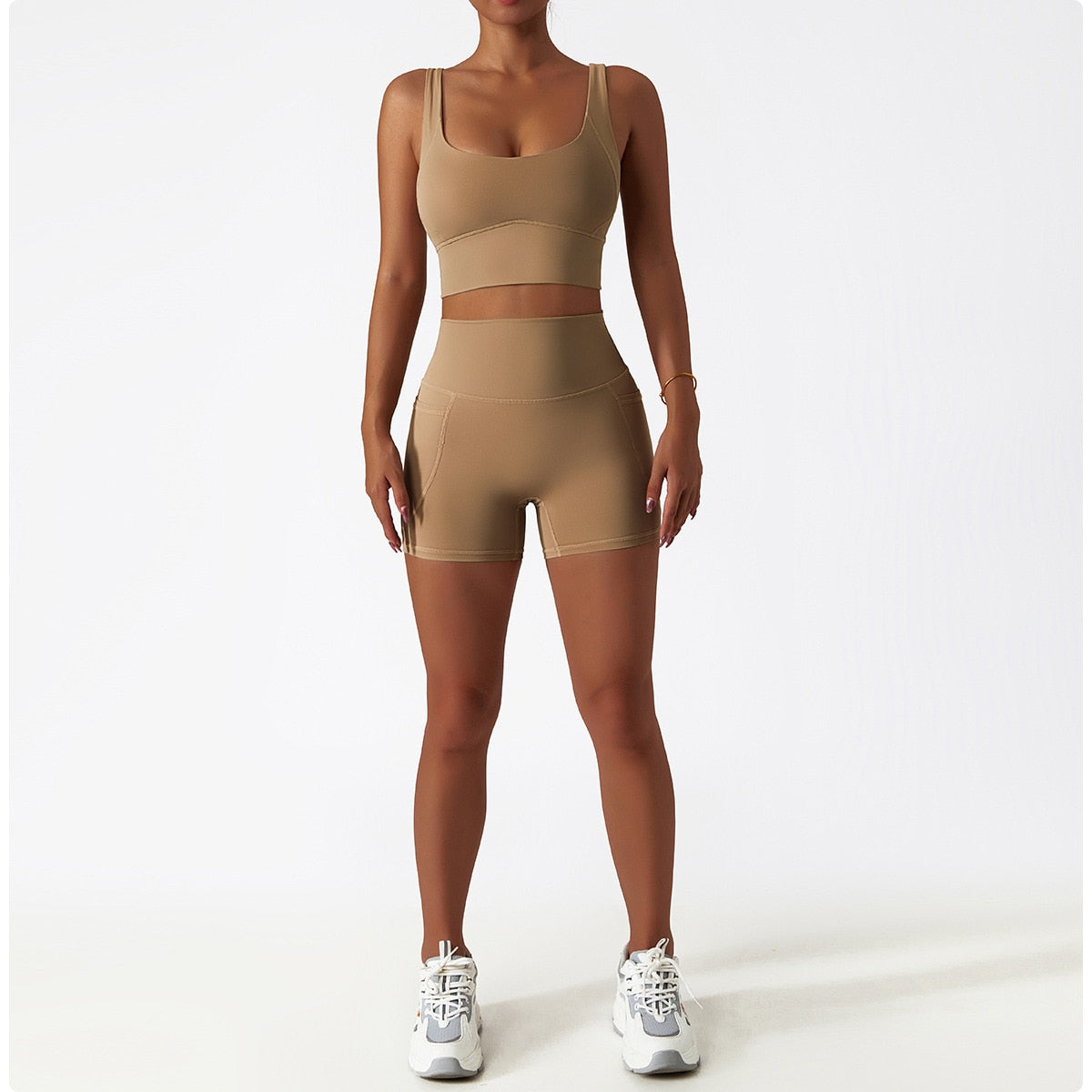 Intuitive Seamless High Waist Pocket Biker Shorts