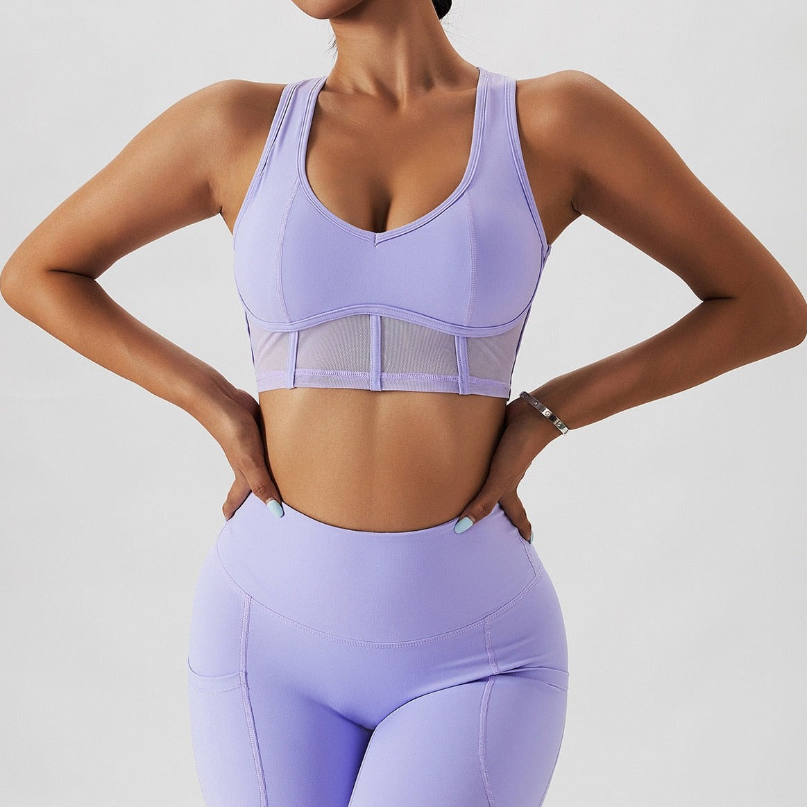 Vision Corset Mesh Cloud Sports Bra