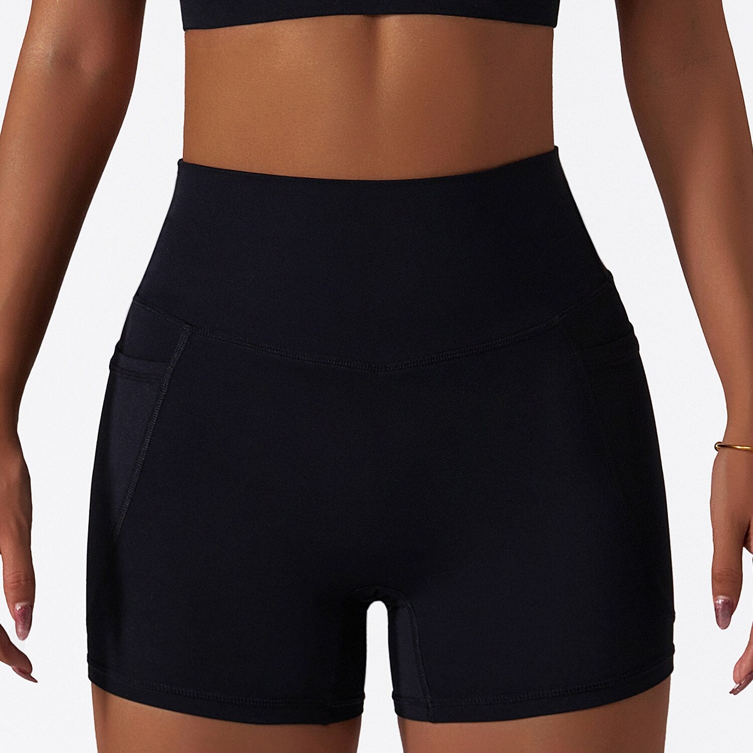 Intuitive Seamless High Waist Pocket Biker Shorts