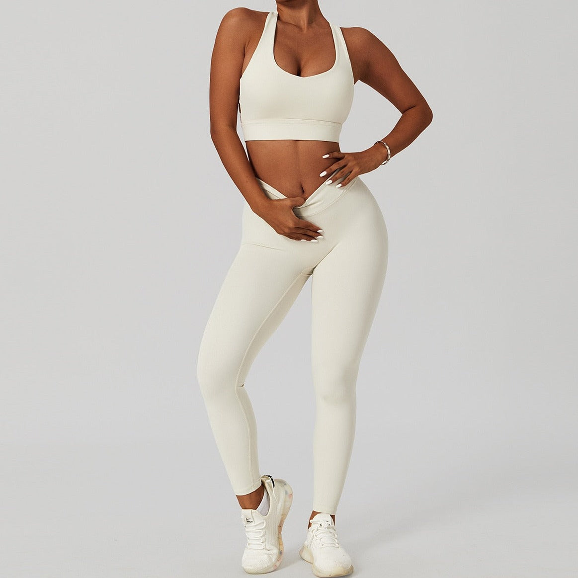 Renewal Seamless High Waist Crossover Leggings