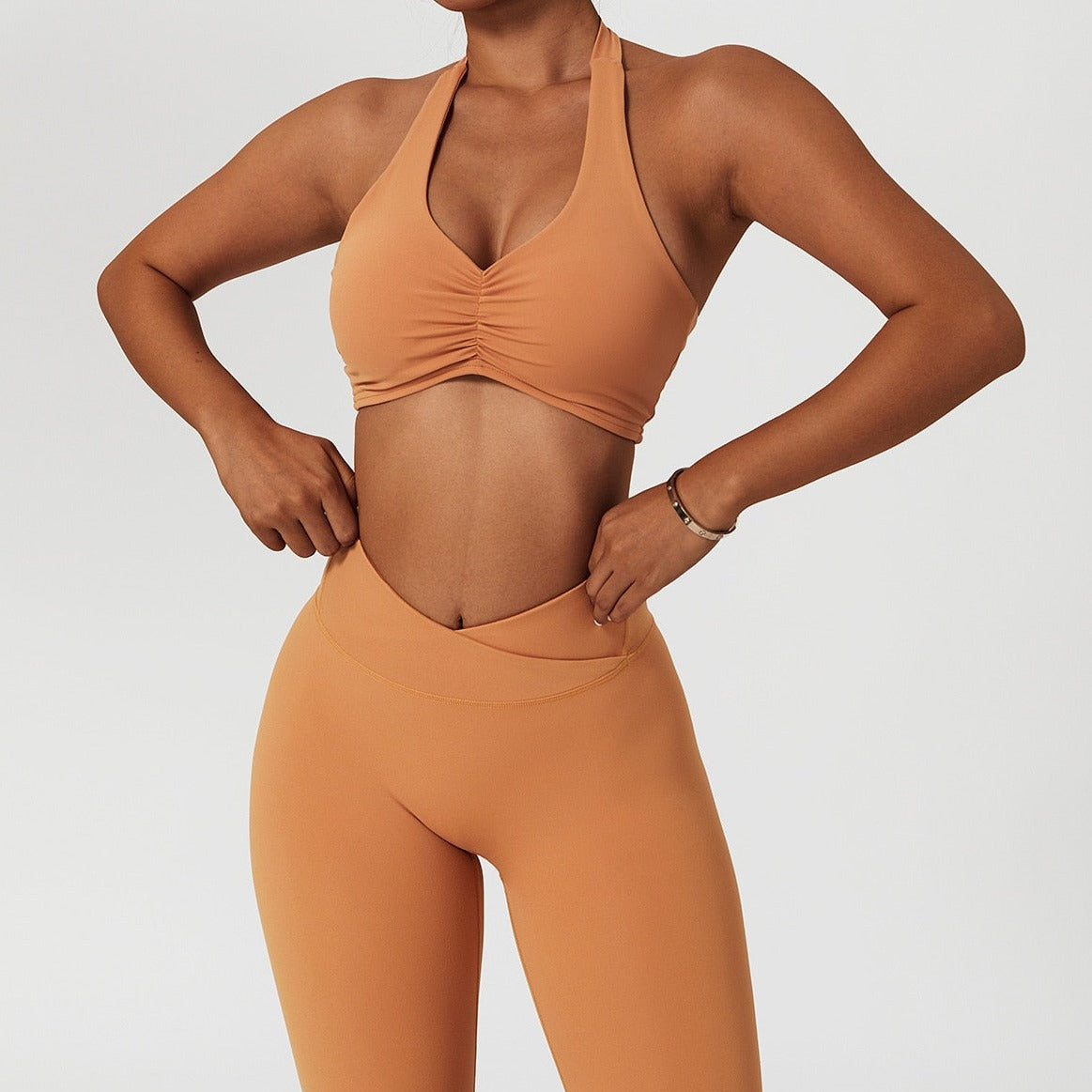 Elevate High Waist Crossover Leggings