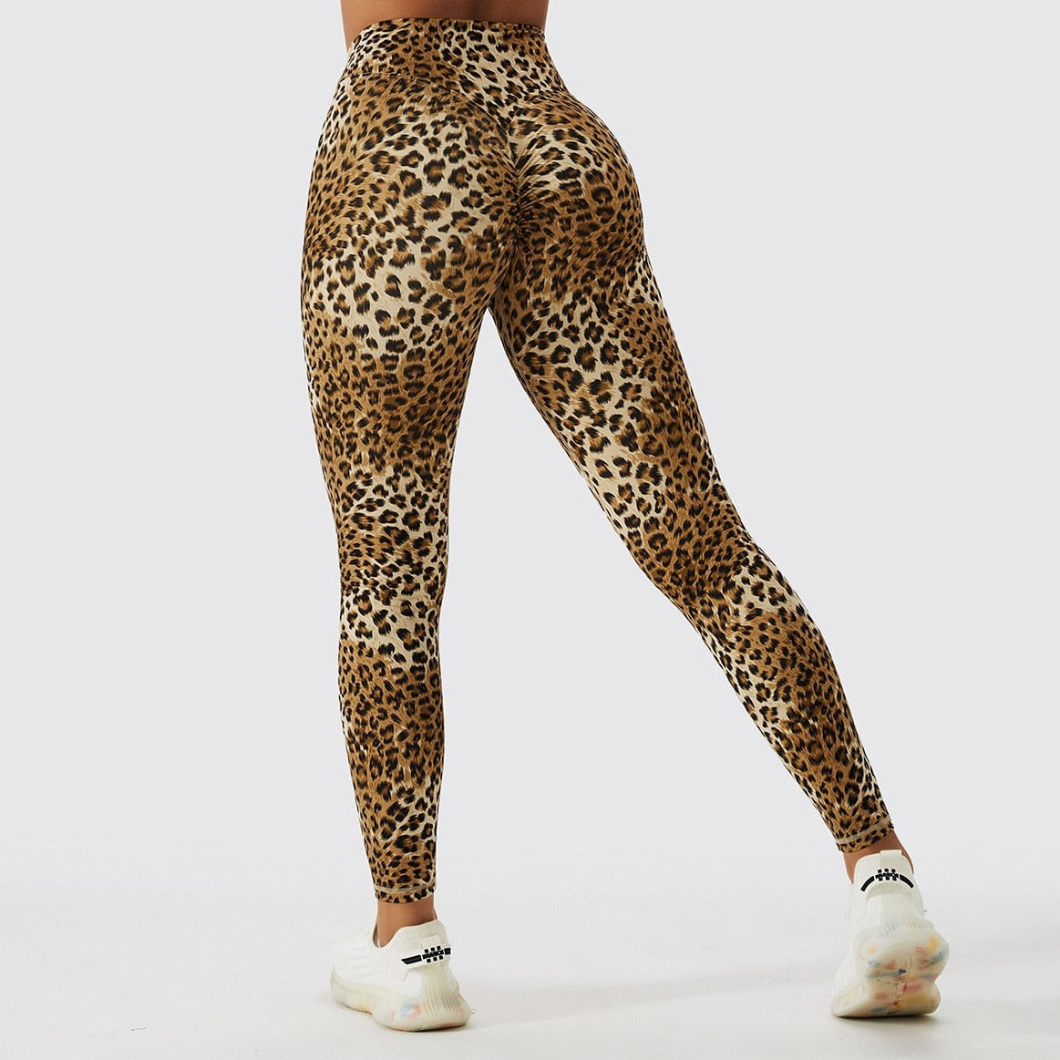 Agility High Waist Scrunch Butt Leopard Leggings