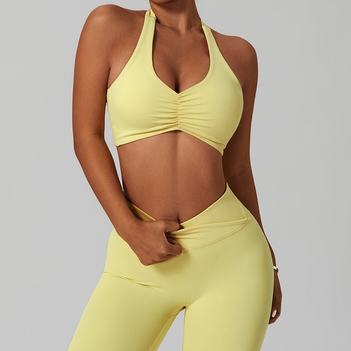 Elevate High Waist Crossover Leggings