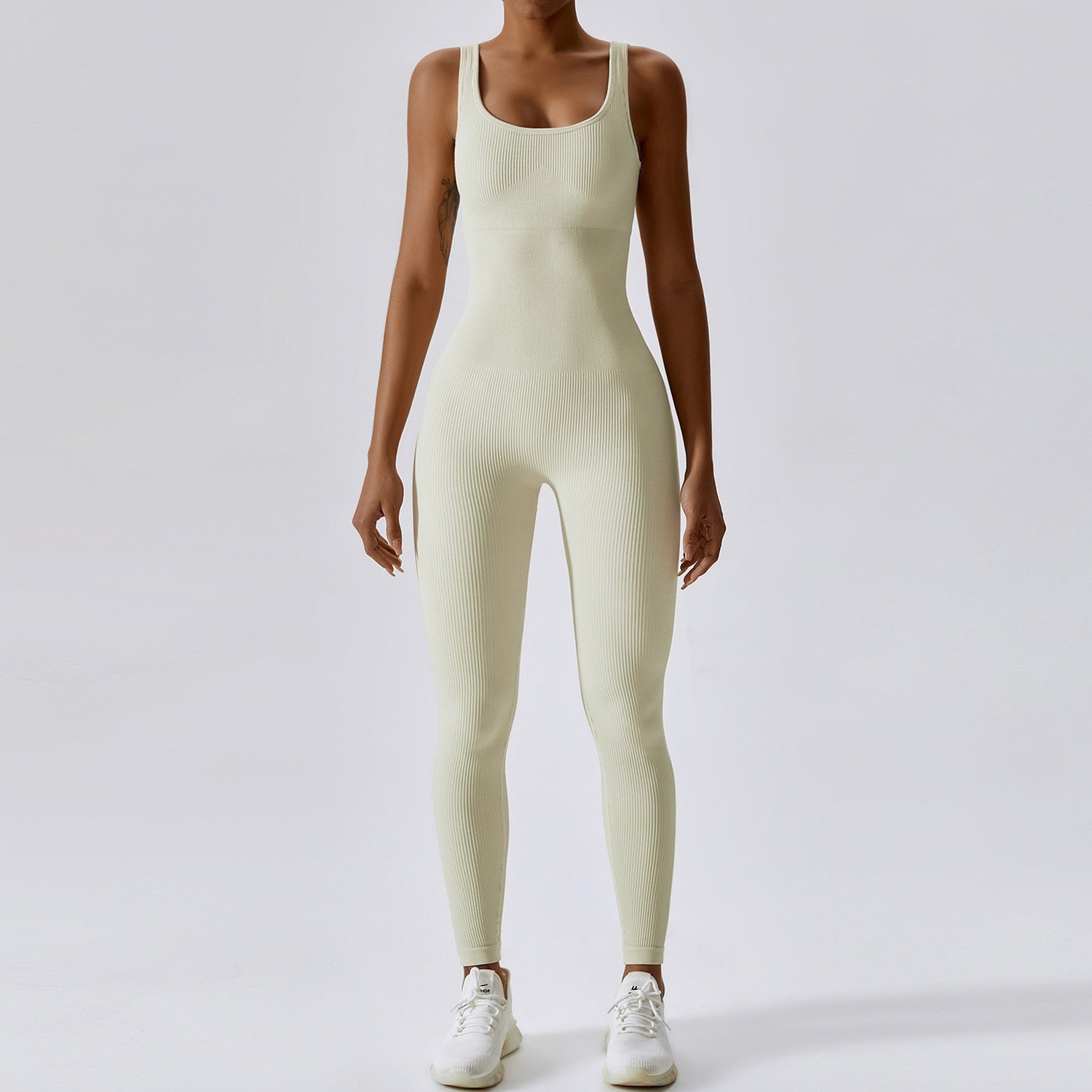 Passion Seamless Ribbed Legging Jumpsuit