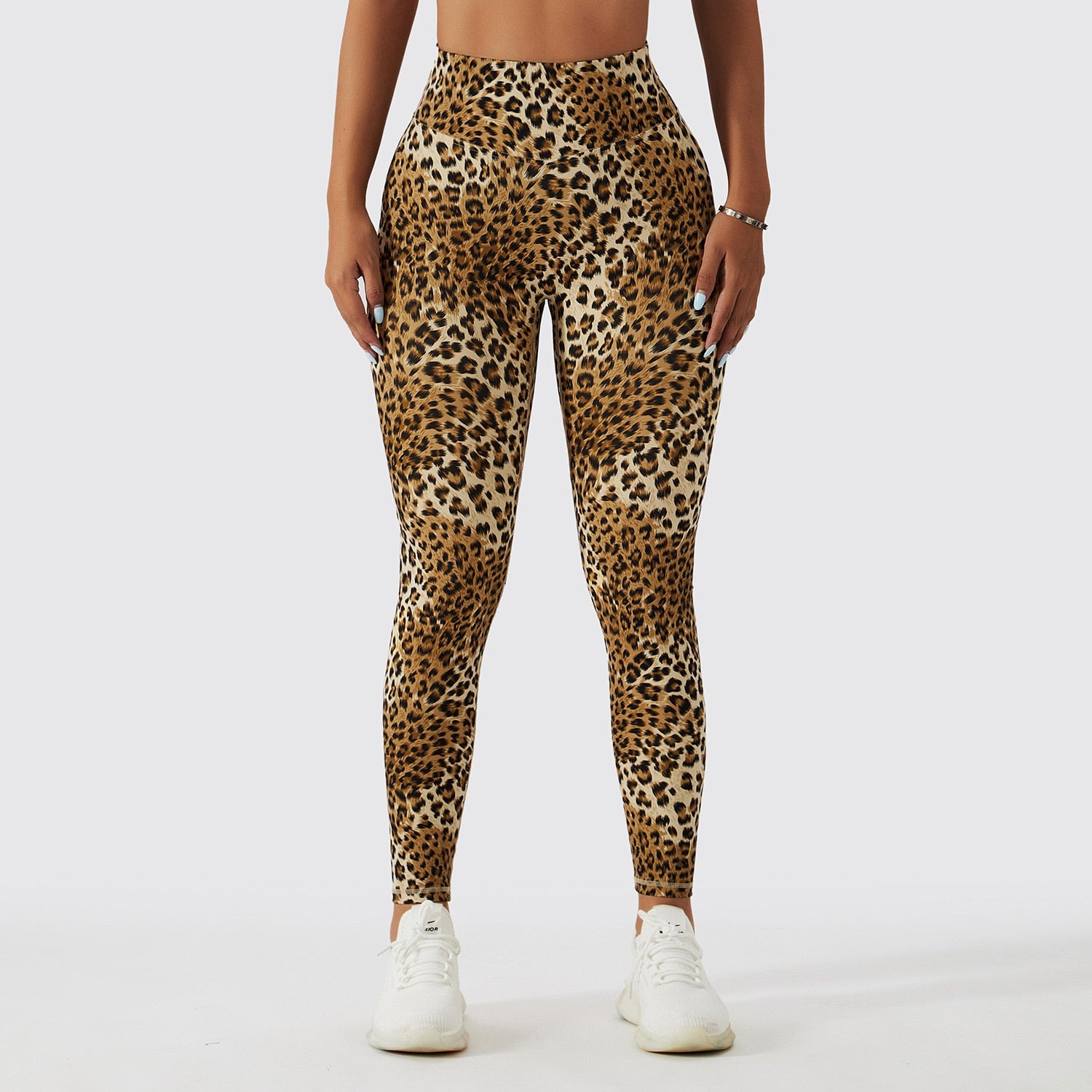 Agility High Waist Scrunch Butt Leopard Leggings