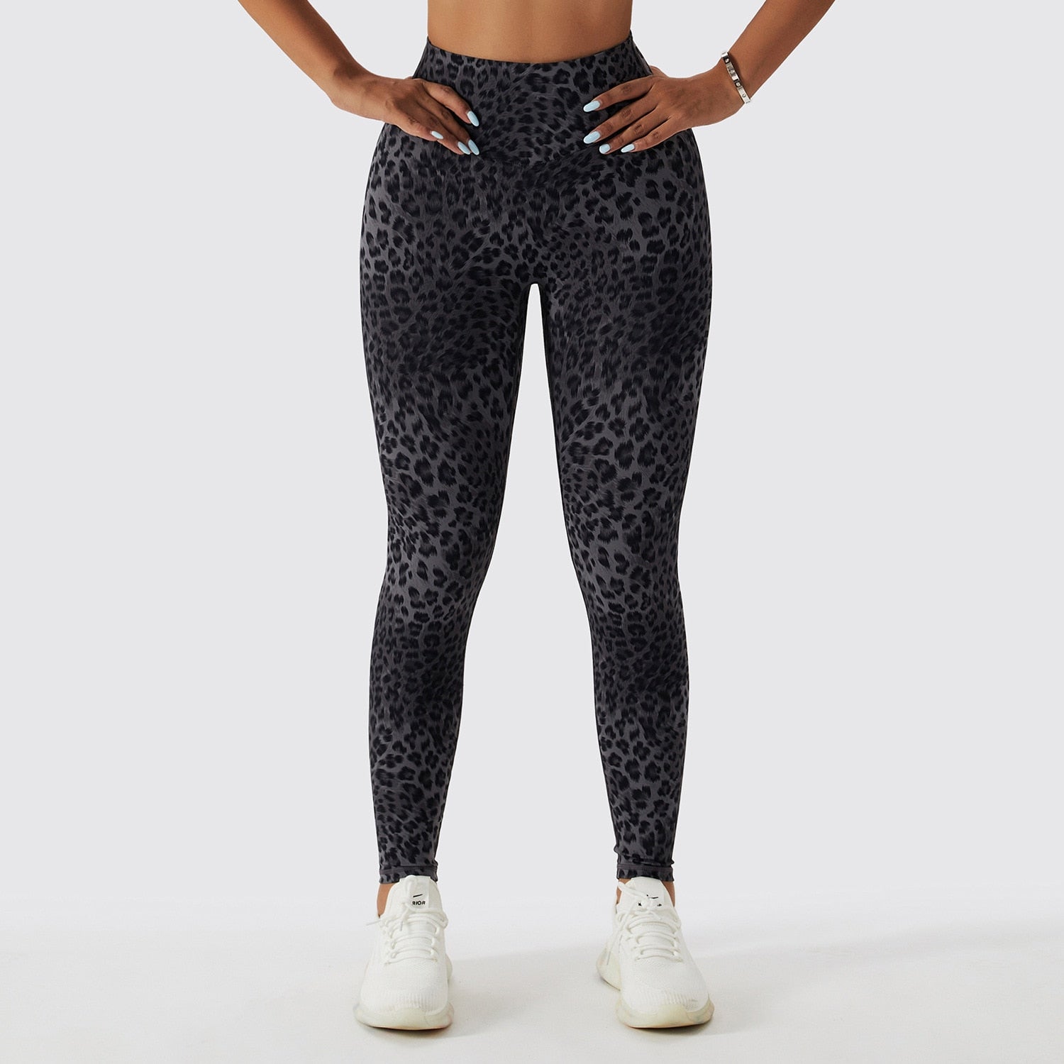Agility High Waist Scrunch Butt Leopard Leggings