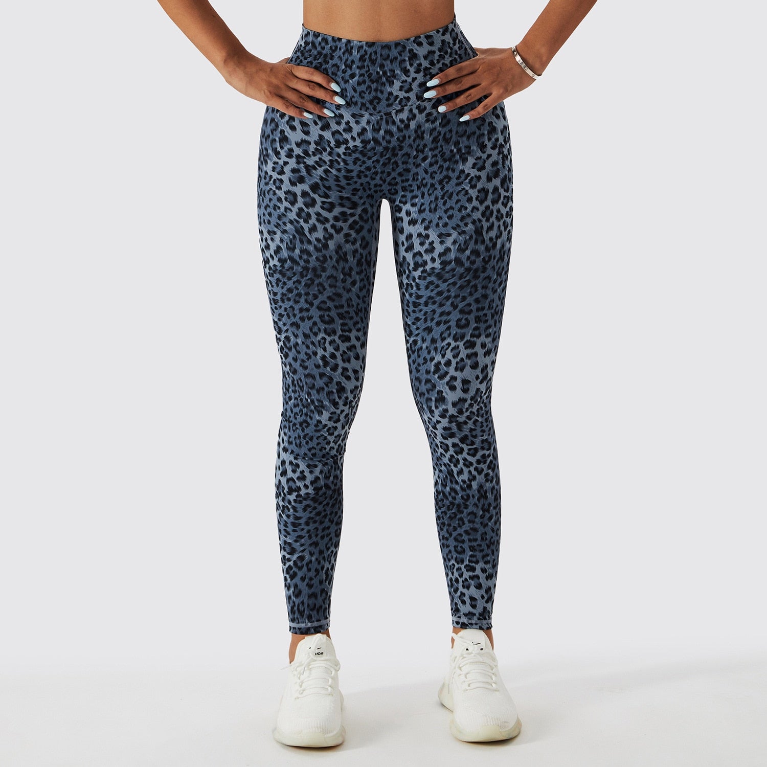 Agility High Waist Scrunch Butt Leopard Leggings