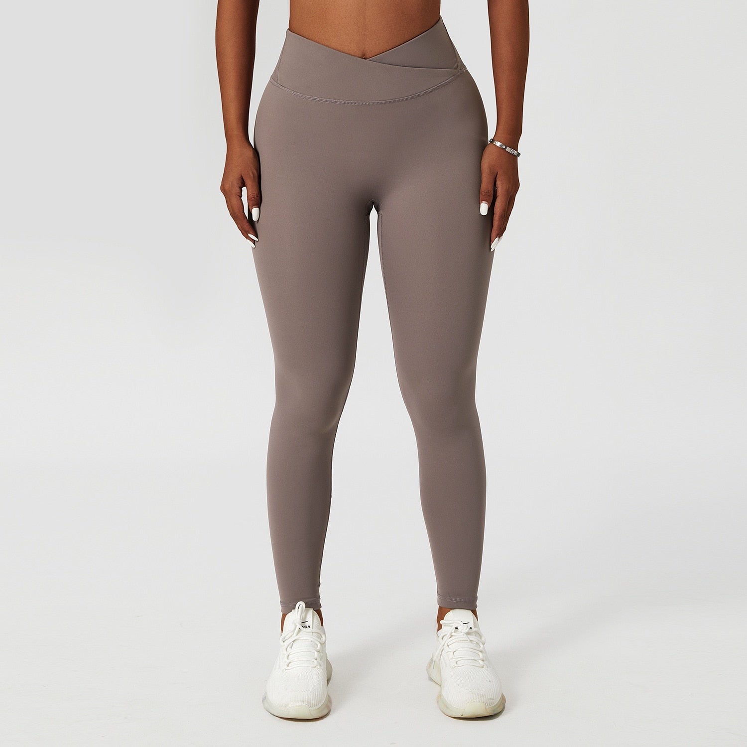 Elevate High Waist Crossover Leggings