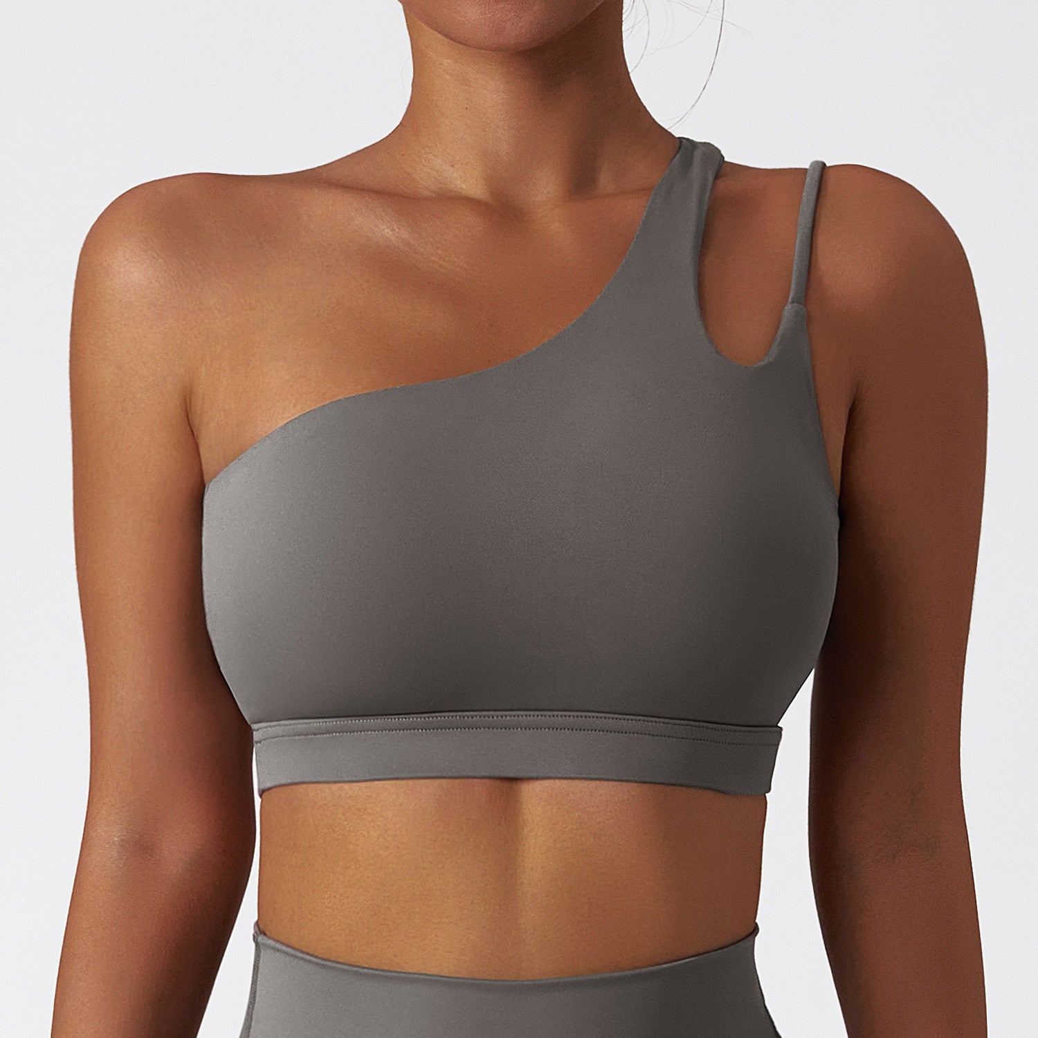 Intuitive One Shoulder Sports Bra