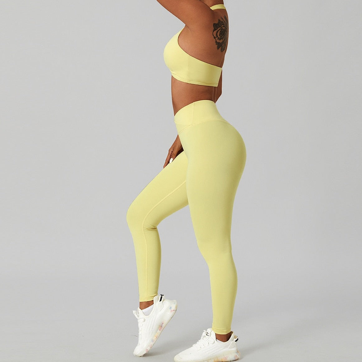 Elevate High Waist Crossover Leggings