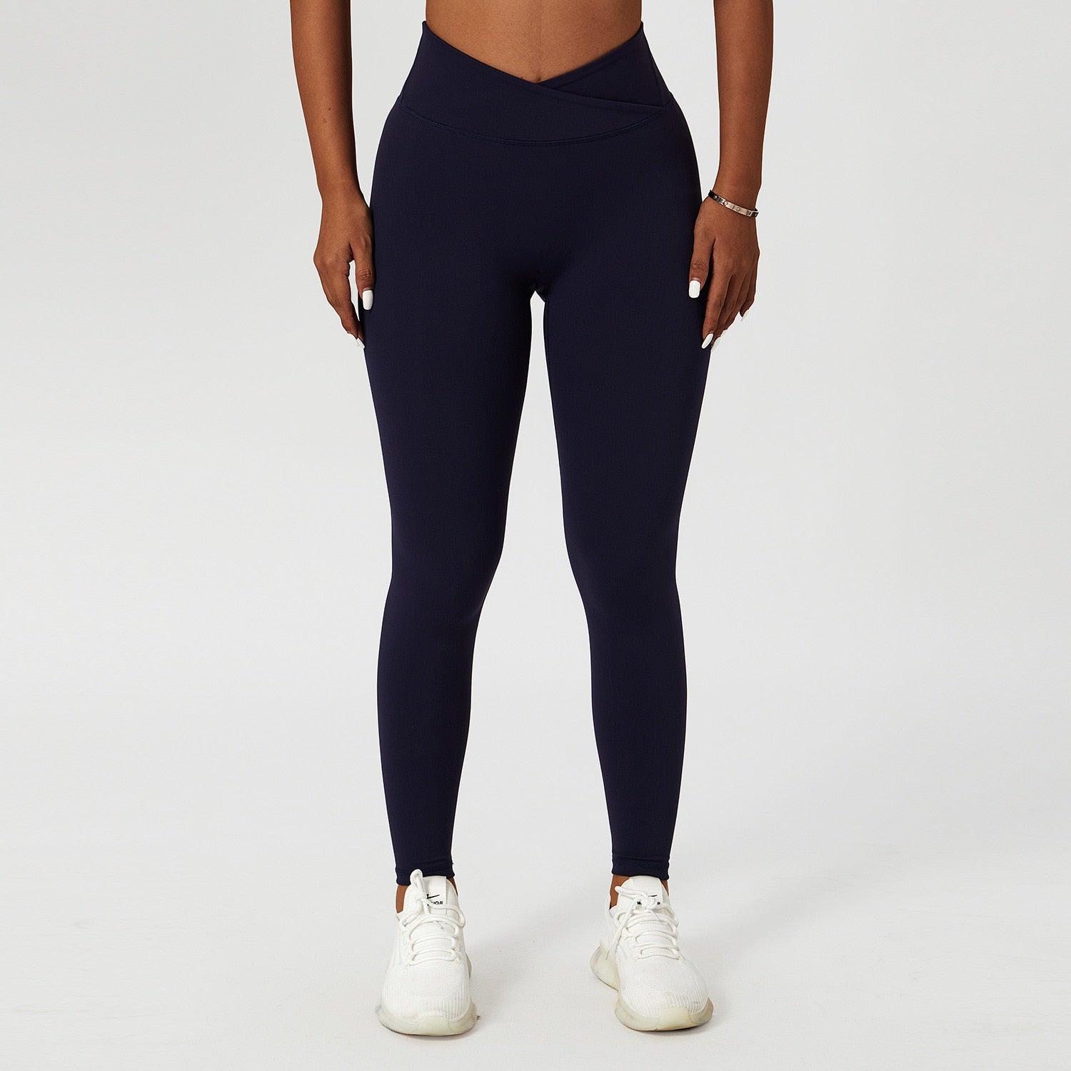 Elevate High Waist Crossover Leggings