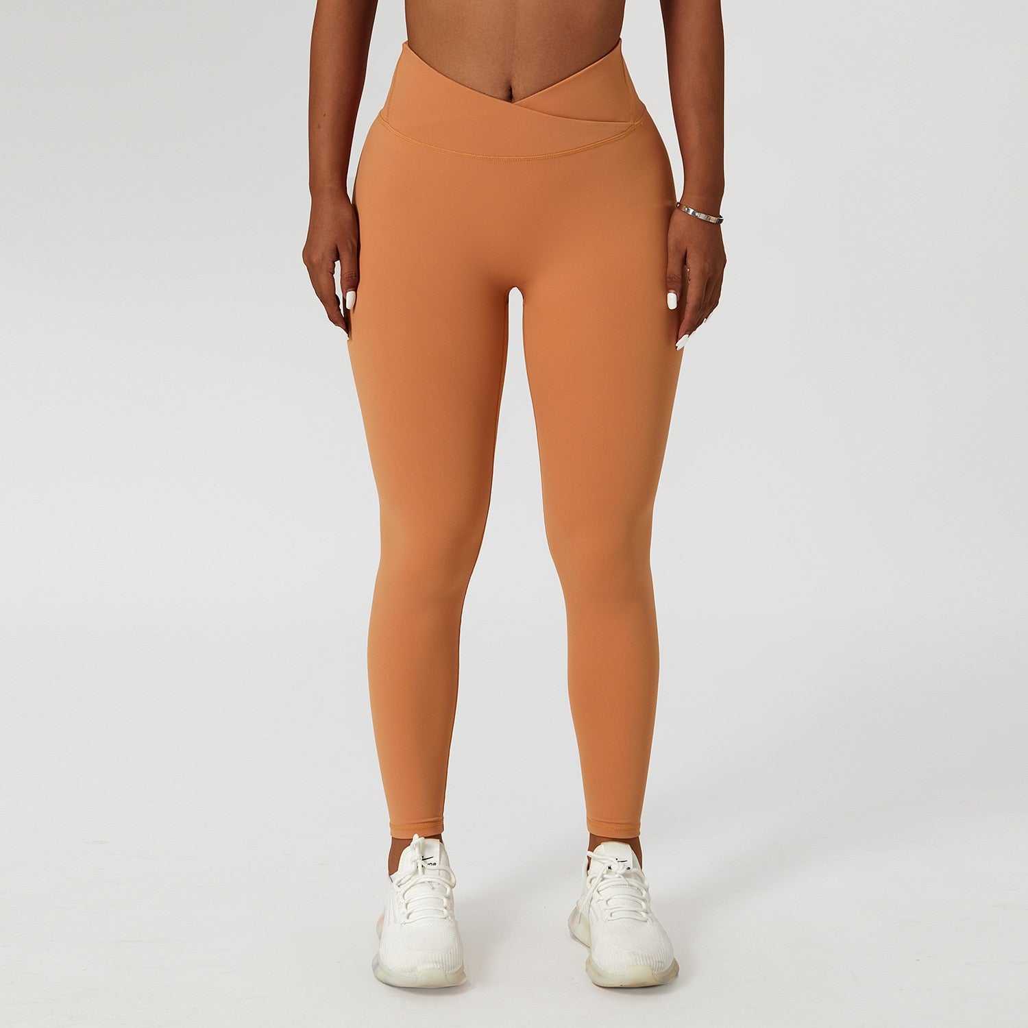 Elevate High Waist Crossover Leggings