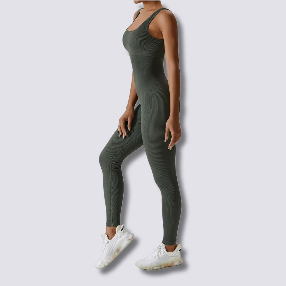 Passion Seamless Ribbed Legging Jumpsuit