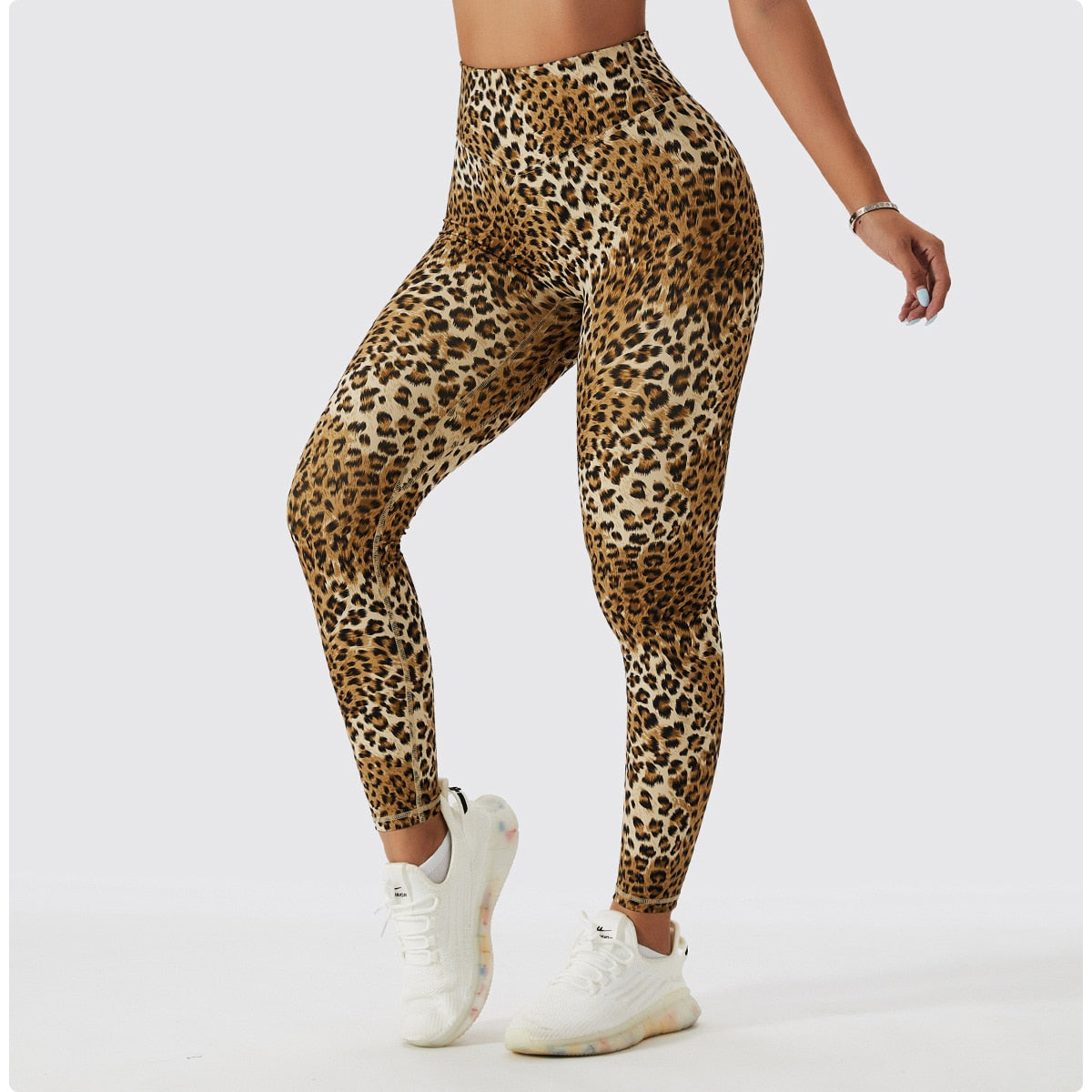 Agility High Waist Scrunch Butt Leopard Leggings